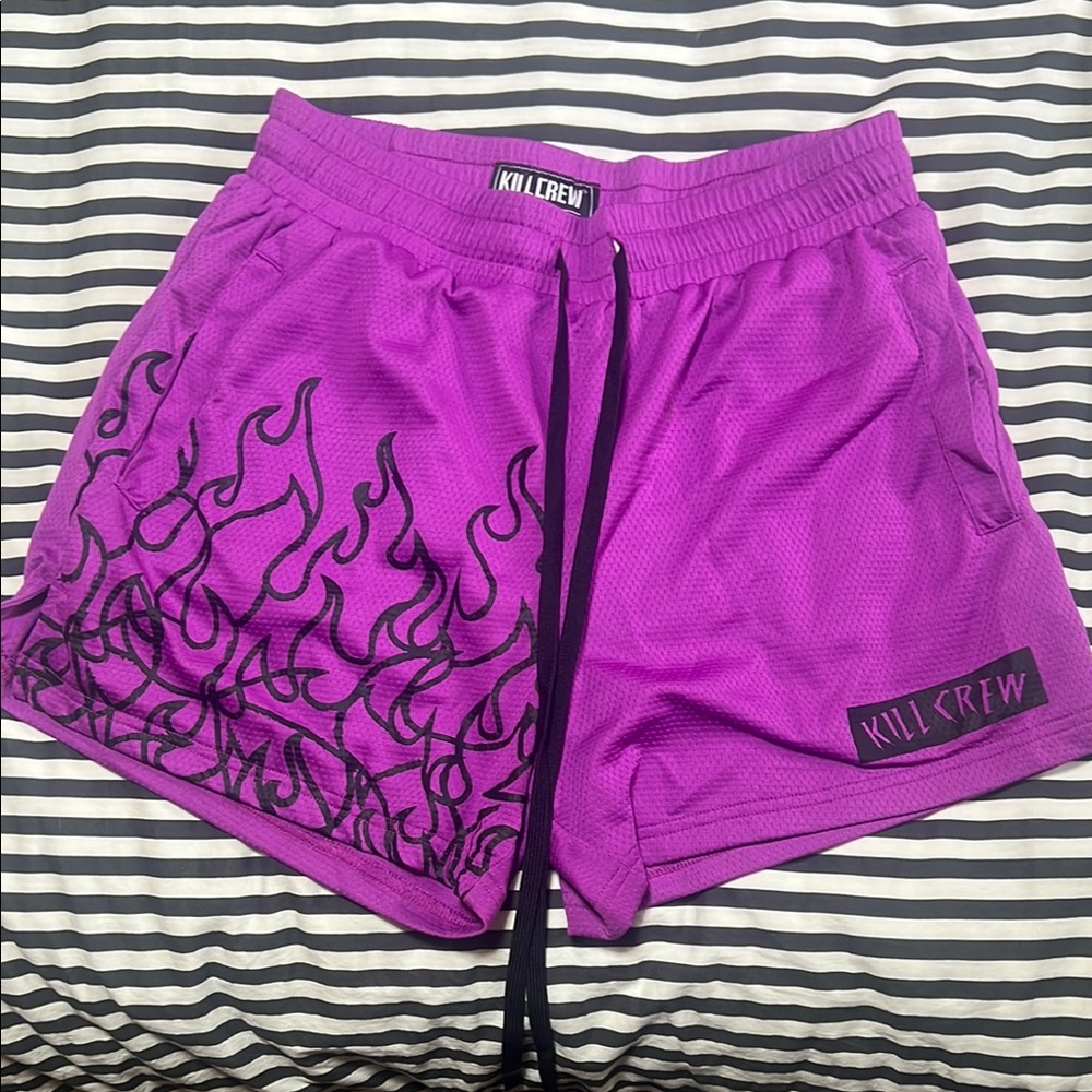 Kill Crew Purple Flame Women's Shorts
